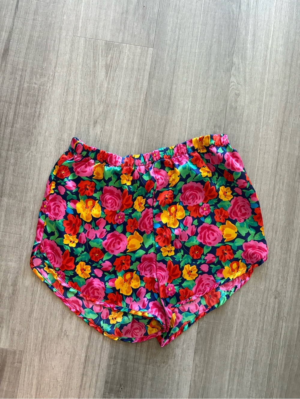 Victoria's Secret Floral Sleep Shorts - Pink, Yellow & Green